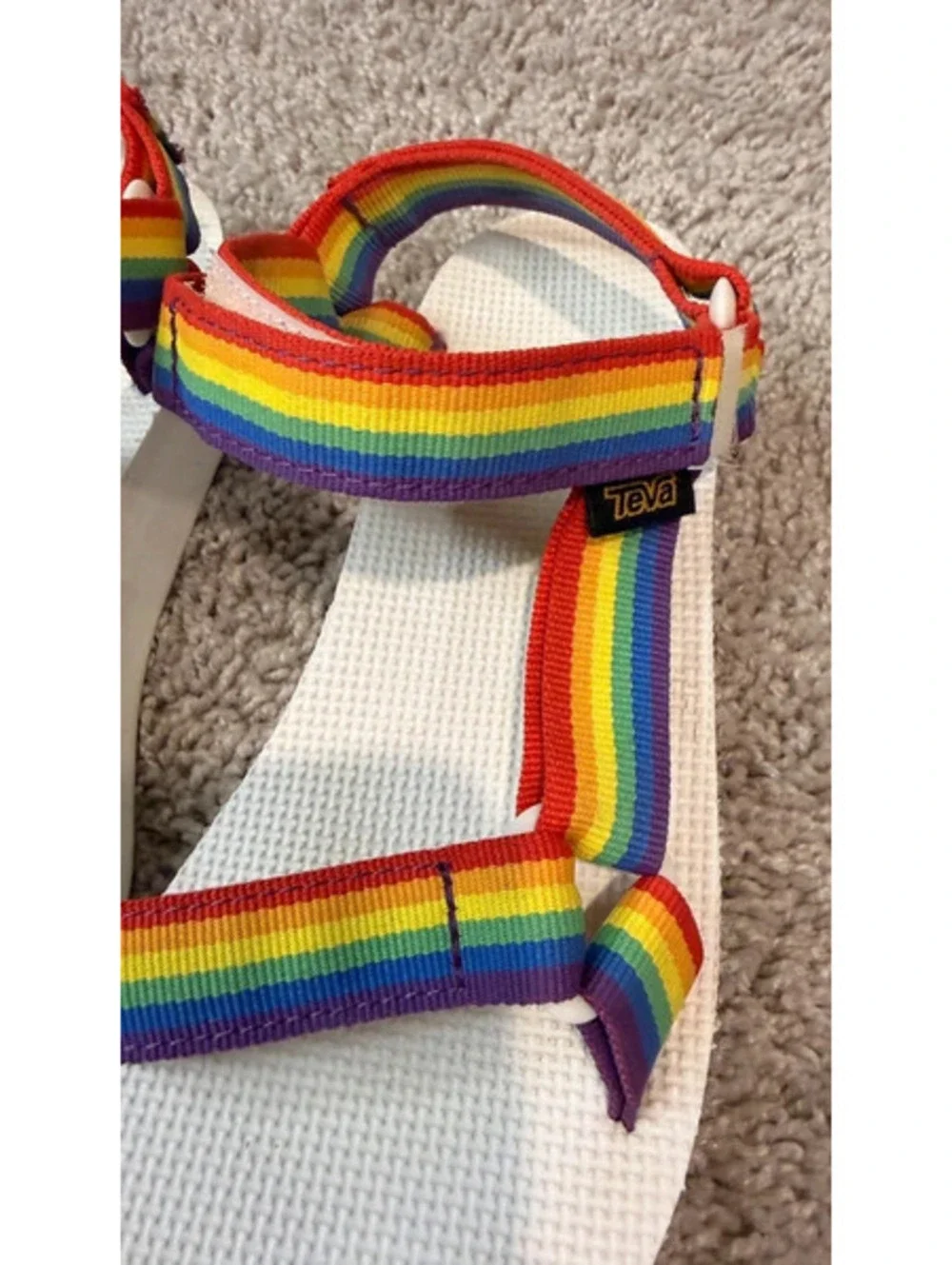 Teva Original Universal Rainbow Pride Platform Sandals Women’s Size 7